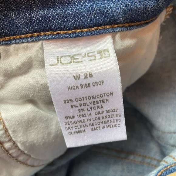 Joe’s Jeans High Rise Distressed Crop Size 28 - Picture 10 of 10